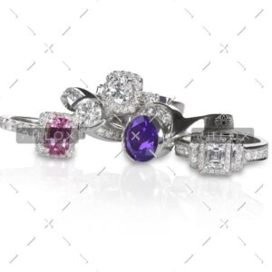Infinity Solitaire Rings